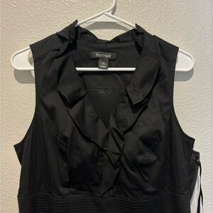 Women’s WHBM Black dress.